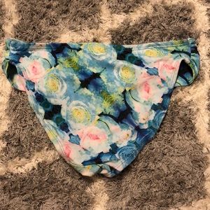 Flower bathing suit bottoms xs